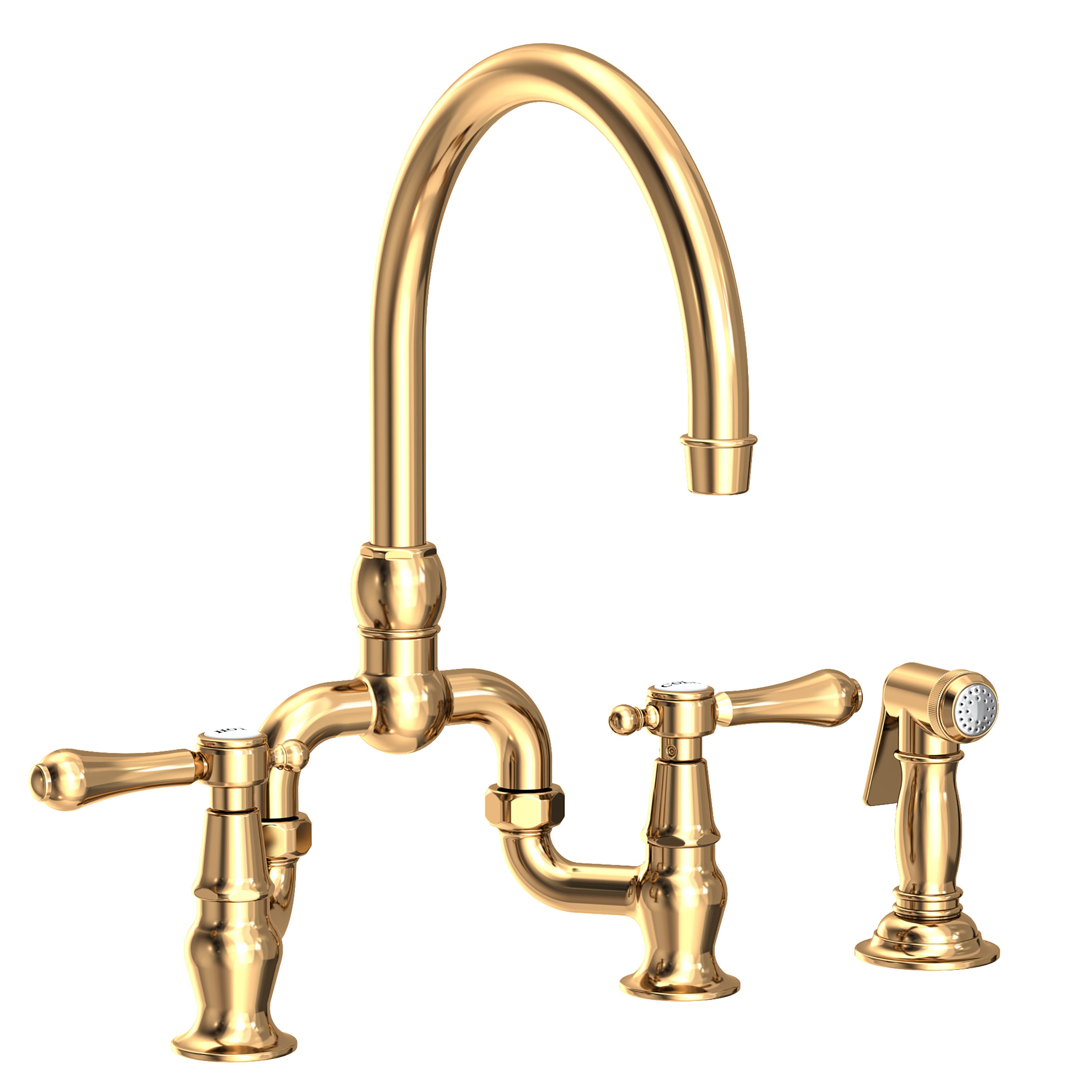 Newport Brass Chesterfield 9459 — vista de producto — Latón sin Laca (Living)