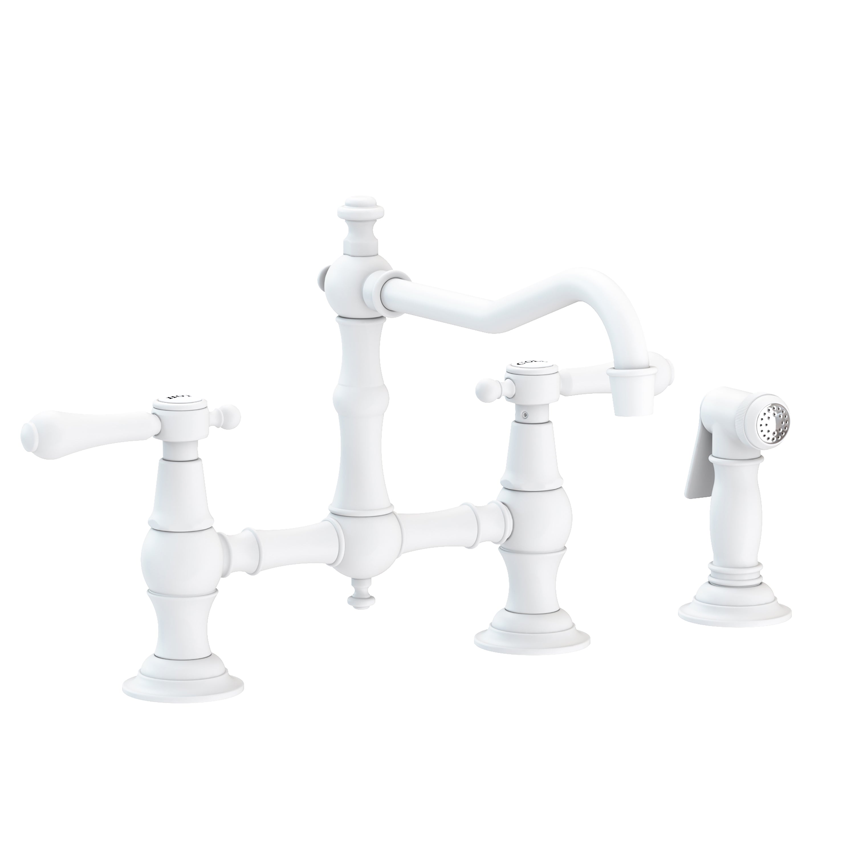 Newport Brass Chesterfield 9462 — vista de producto — Blanco Mate