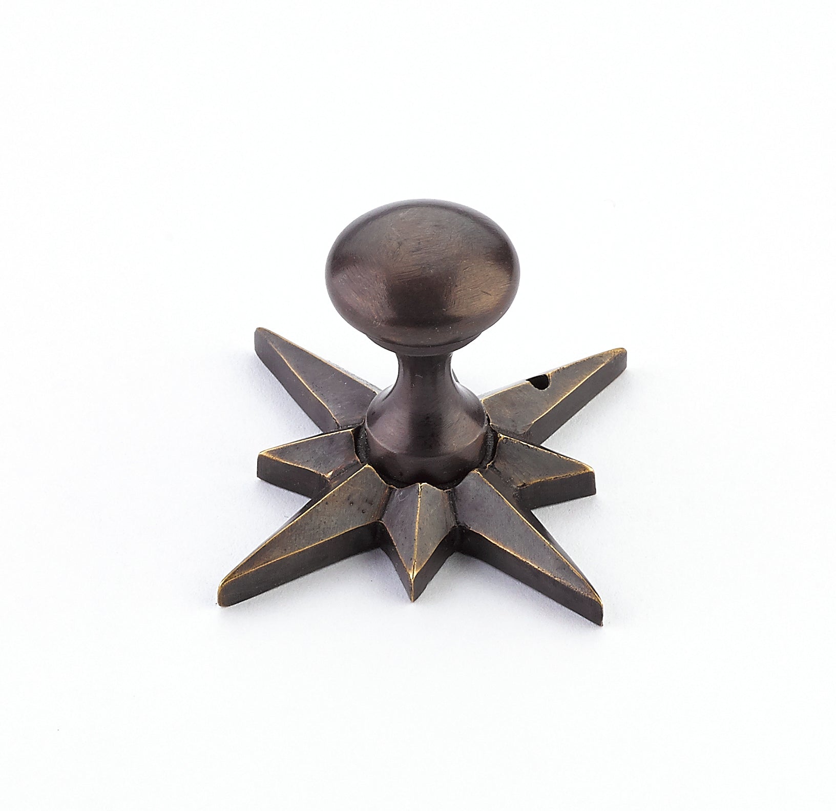 Schaub Perilla Star Backplate, 3" — Bronce Antiguo