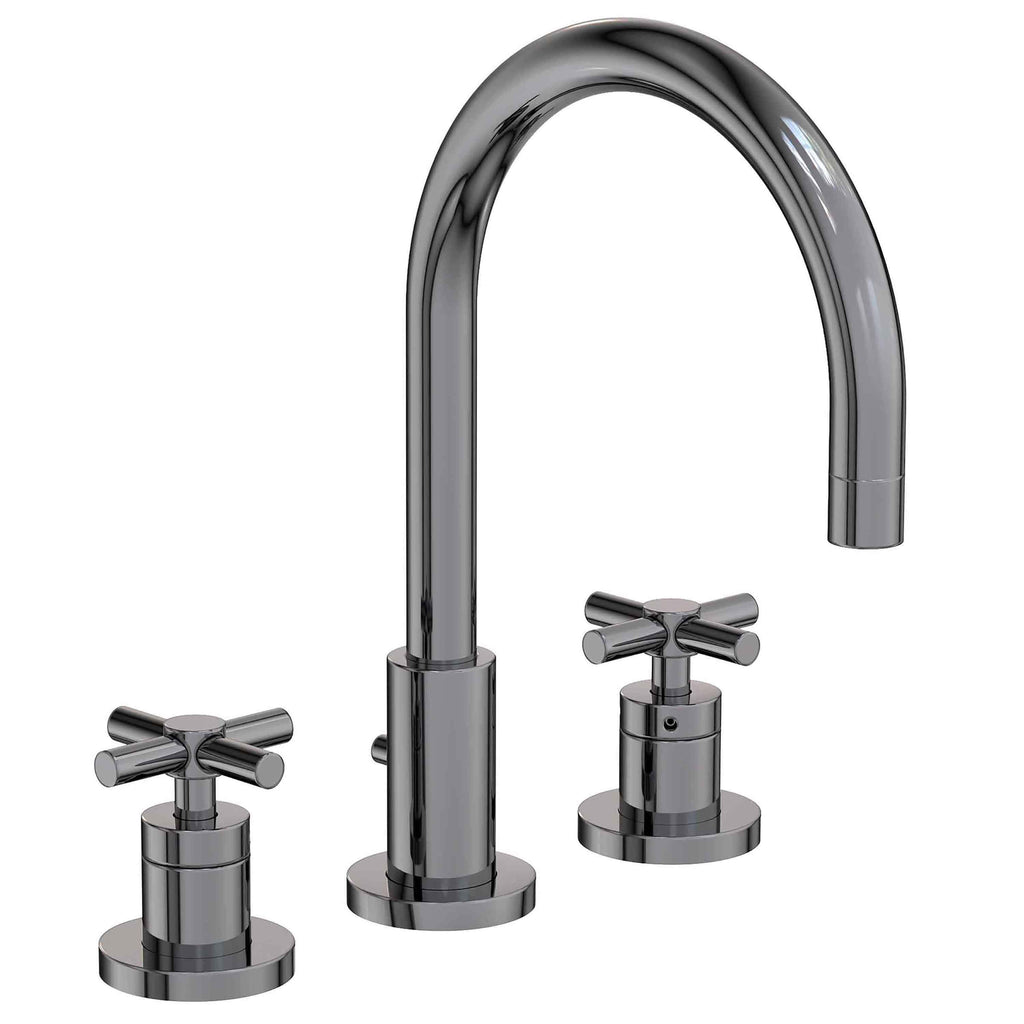 Newport Brass East Linear 990 — vista de producto — Cromo Medianoche