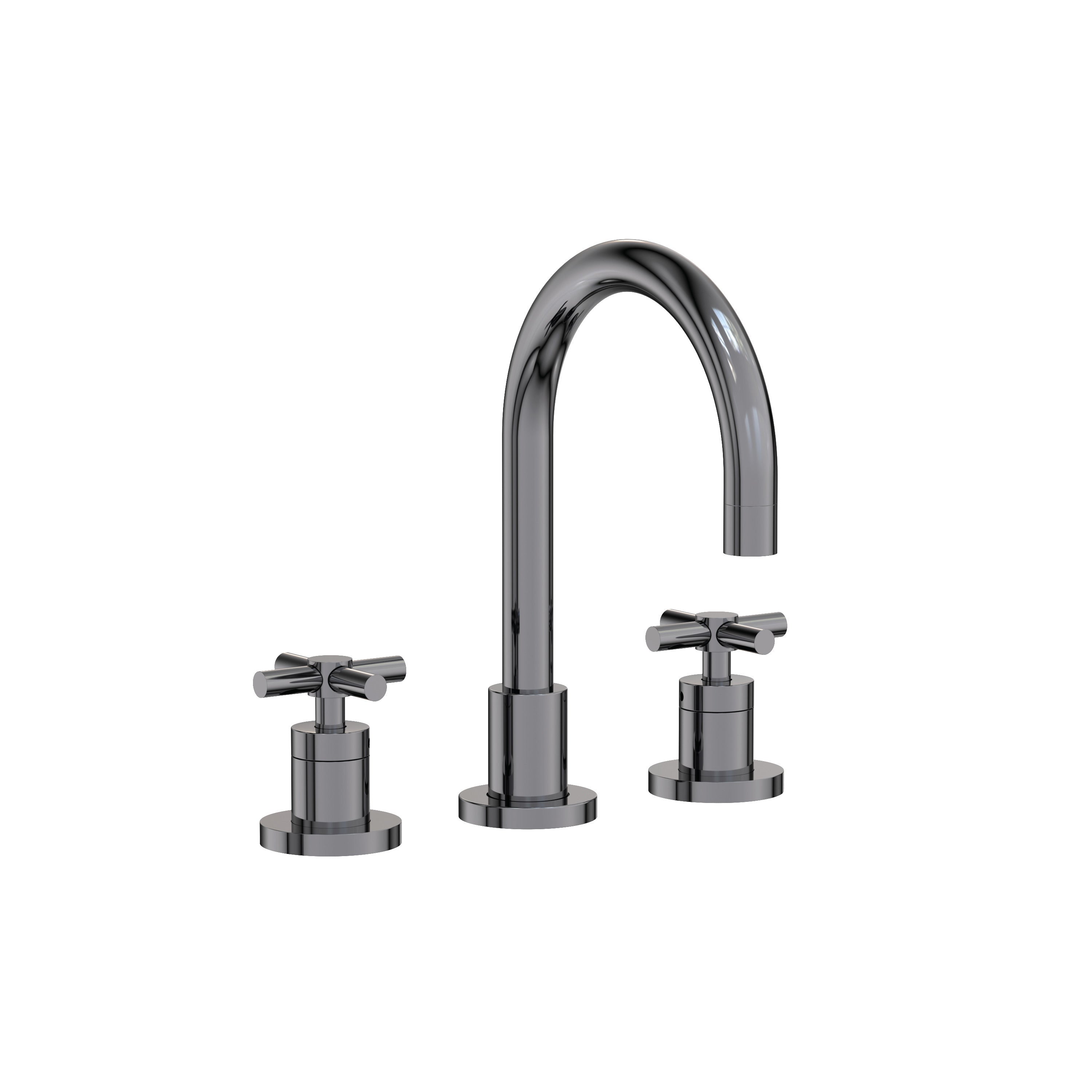 Newport Brass East Linear 990S — vista de producto — Cromo Medianoche