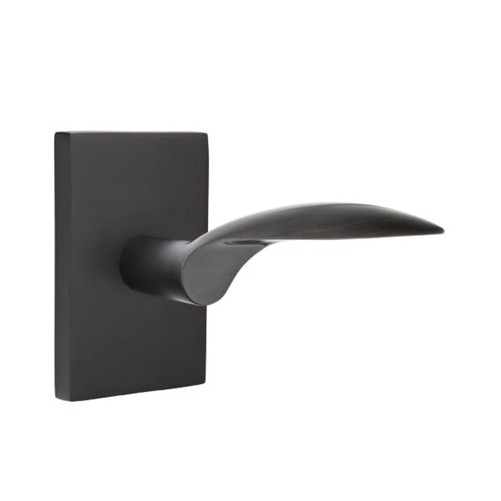 Negro Mate · Modern Rectangular Rosette