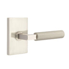 Níquel Satinado · Modern Rectangular Rosette