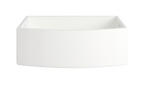 Bante Arco — Tarja de Cocina de Cerámica Refractaria (Fireclay), Frente Granjero Curvo