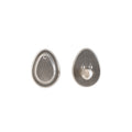 errojo Oasis 2 9/16" x 3 7/16" — Rocky Mountain Hardware bronce macizo