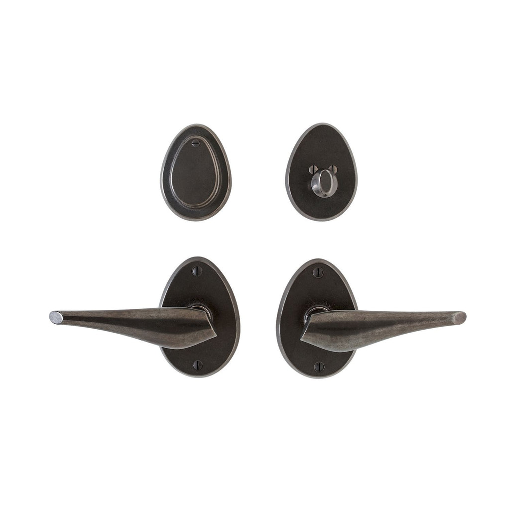 uego de Entrada Oasis 3" x 4 1/4" — Rocky Mountain Hardware bronce macizo