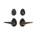 uego de Entrada Oasis 3" x 4 1/4" — Rocky Mountain Hardware bronce macizo