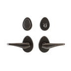 uego de Entrada Oasis 3" x 4 1/4" — Rocky Mountain Hardware bronce macizo
