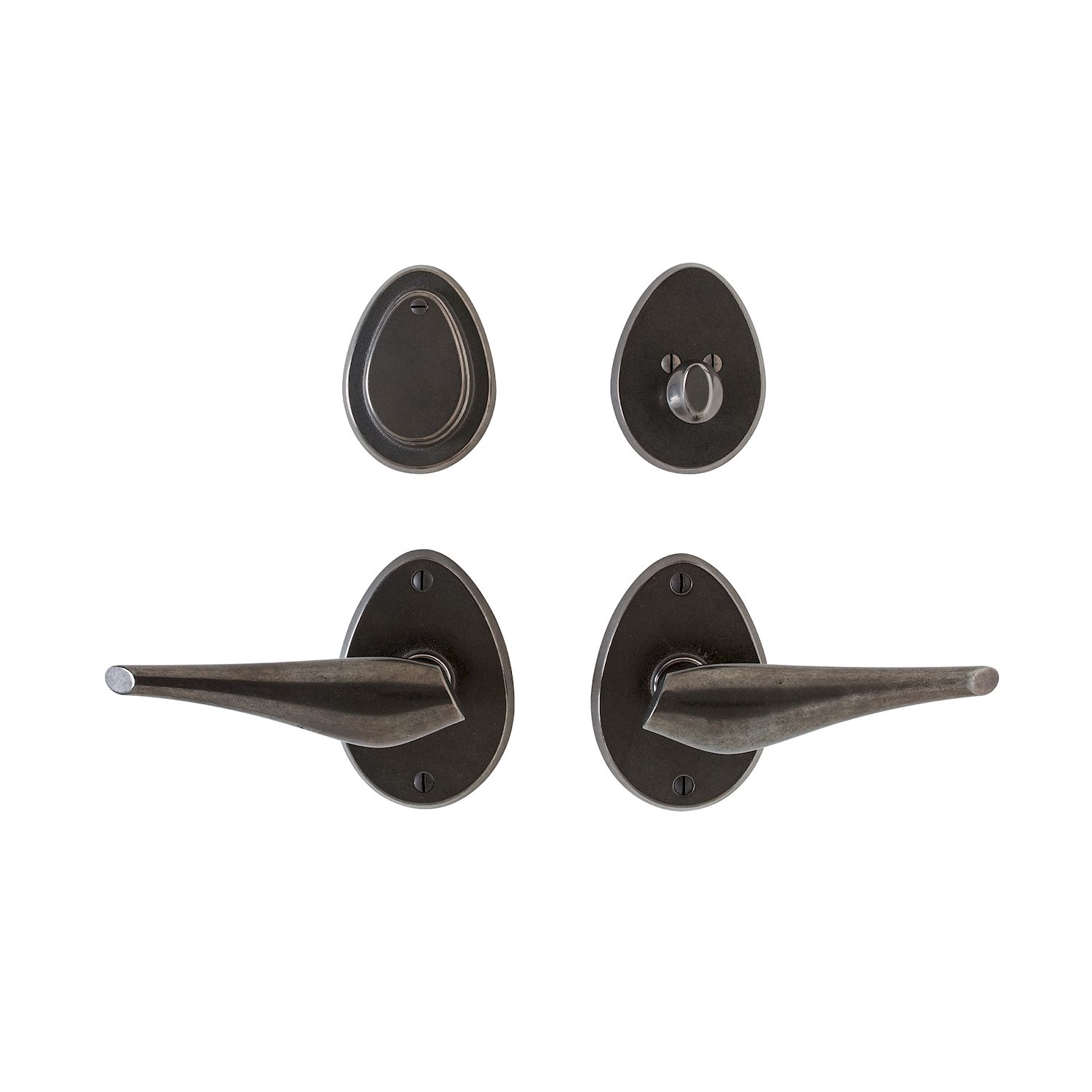 uego de Entrada Oasis 3" x 4 1/4" — Rocky Mountain Hardware bronce macizo