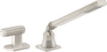 California Faucets Doheny Regadera de Mano y Desviador Completo para Tina Romana - Satin Nickel