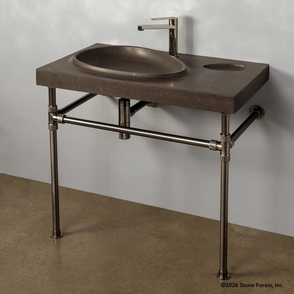 Stone Forest Tidal — Stone Forest Tidal Lavabo Mural de Basalto