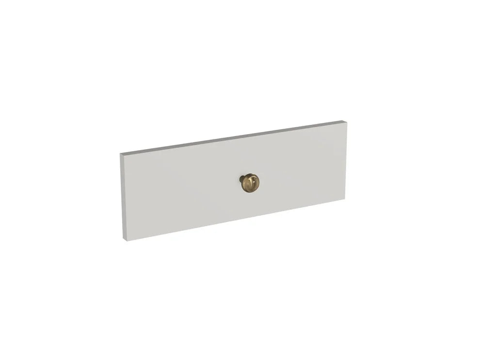 Round Ridge Cabinet Knob — Shown in SP Finish