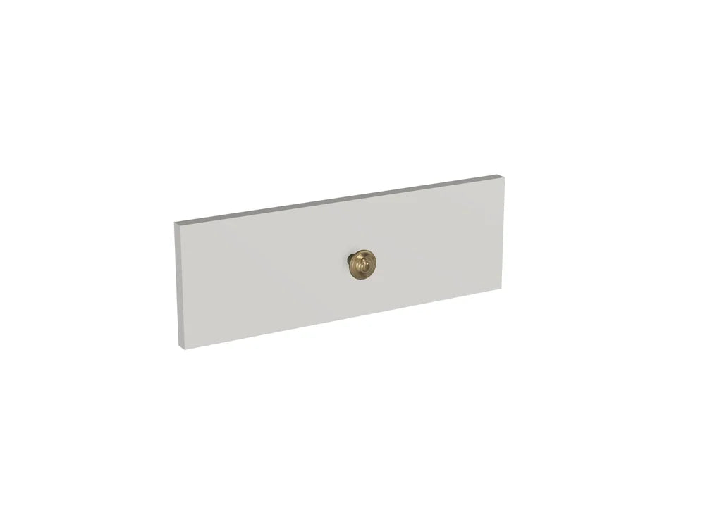 Round Multi-Ridge Cabinet Knob — Shown in SP Finish