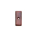 Roseta de gabinete rectangular — Rocky Mountain Hardware bronce macizo