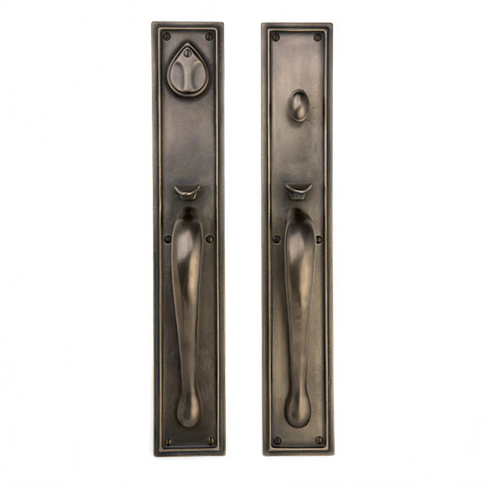 Handle x Handle Mortise Lock Door Entry Set — Shown in W2 Finish