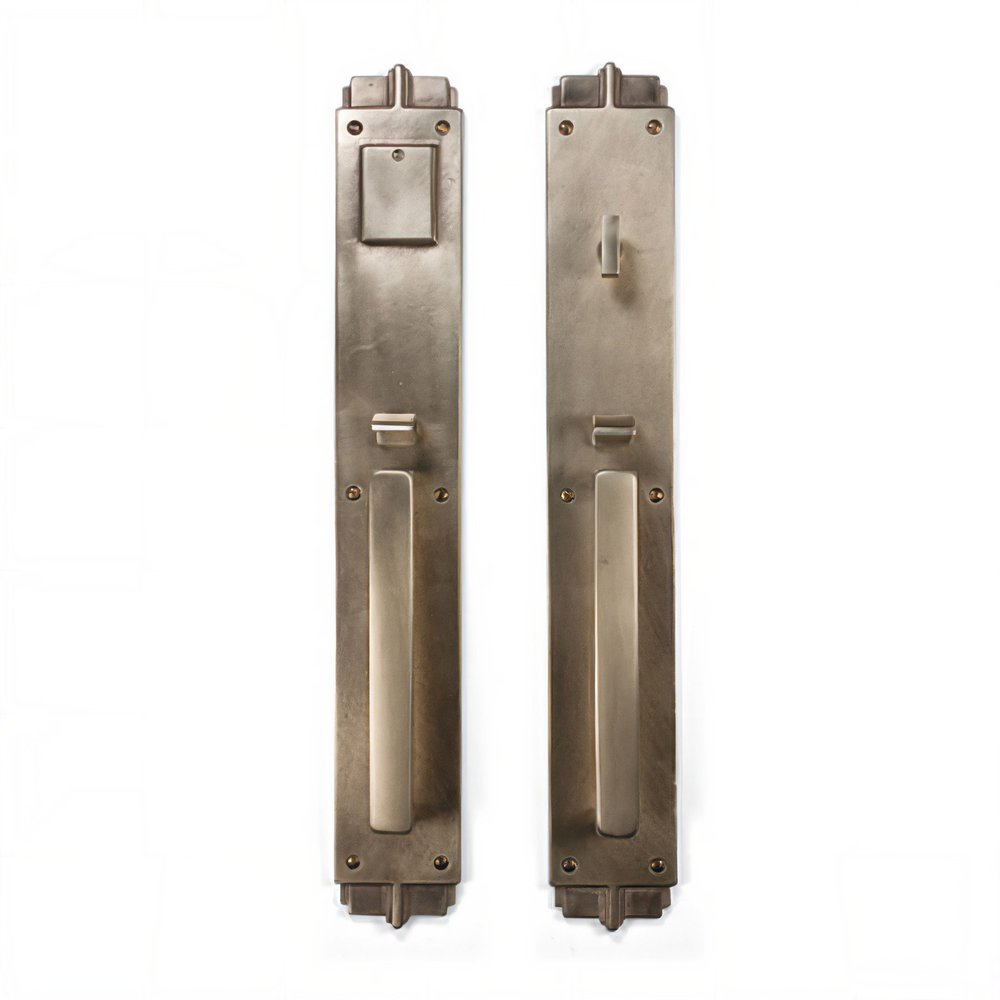 Handle x Handle Mortise Lock Door Entry Set — Shown in W1 Finish