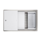 Elkay Tarja Circuit Chef® Workstation Acero Inoxidable 32-1/2" x 20-1/2" x 10" de Un Tazón Bajo Cubierta (Kit con Tablas de Polímero Blanco) — vista de producto