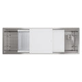 Elkay Tarja Circuit Chef® Workstation Acero Inoxidable 59-1/2" x 20-1/2" x 10" de Un Tazón Bajo Cubierta (Kit con Tablas de Polímero Blanco) — vista de producto