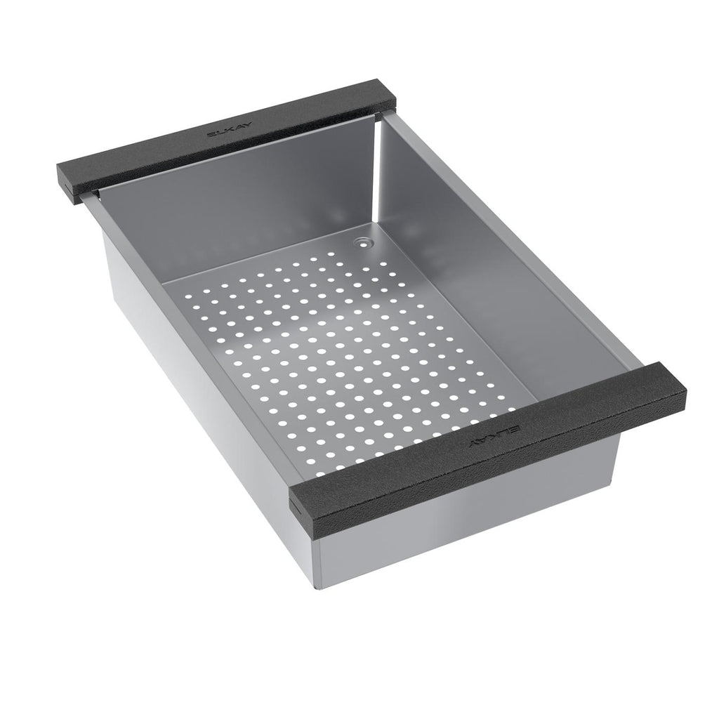 Elkay Tarja Circuit Chef® Workstation Acero Inoxidable 32-1/2" x 20-1/2" x 10" de Un Tazón Bajo Cubierta (Kit con Tablas de Polímero Negro) — vista de producto