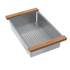 Elkay Tarja Circuit Chef® Workstation Acero Inoxidable 32-1/2" x 20-1/2" x 10" de Un Tazón Bajo Cubierta (Kit con Tablas de Madera de Cerezo) — vista de producto