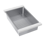 Elkay Tarja Circuit Chef® Workstation Acero Inoxidable 32-1/2" x 20-1/2" x 10" de Un Tazón Bajo Cubierta (Kit con Tablas de Polímero Blanco) — vista de producto