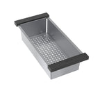 Elkay Tarja Circuit Chef® Workstation Acero Inoxidable 59-1/2" x 20-1/2" x 10" de Un Tazón Bajo Cubierta (Kit con Tablas de Polímero Negro) — vista de producto