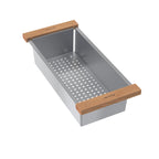 Elkay Tarja Circuit Chef® Workstation Acero Inoxidable 45-1/2" x 20-1/2" x 10" de Un Tazón Bajo Cubierta (Kit con Tablas de Polímero Blanco) — vista de producto