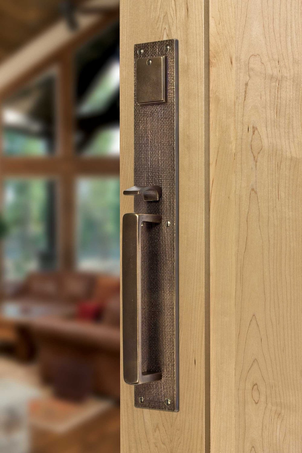 Handle x Lever Mortise Lock Door Entry Set