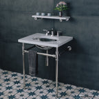 Stone Forest Vintage Countertop — Stone Forest Vintage Cubierta de Mármol con Lavabo Ovalado