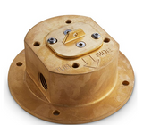 Llenador de bañera Steampunk de un orificio y montaje en el suelo - Caño bajo Quad