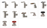 California Faucets Llenador tina de baño Descanso