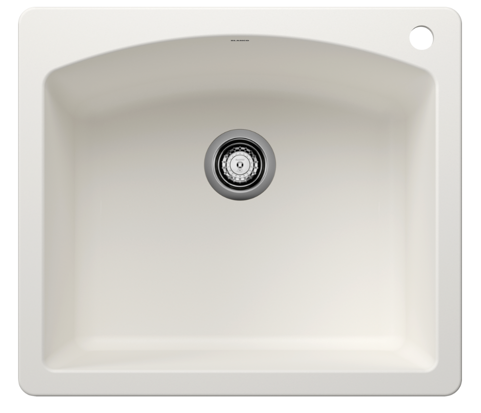 Blanco Diamond Single Bowl Dual Mount — Tarja de Silgranit