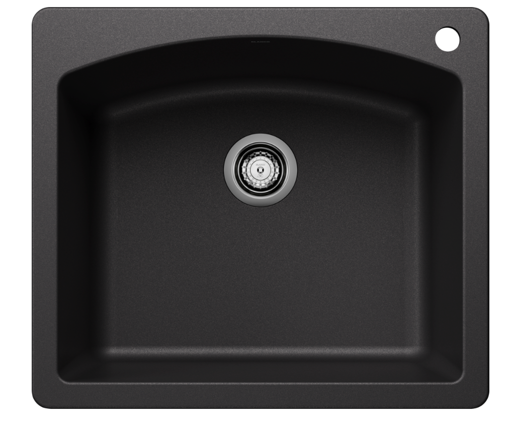 Blanco Diamond Single Bowl Dual Mount — Tarja de Silgranit