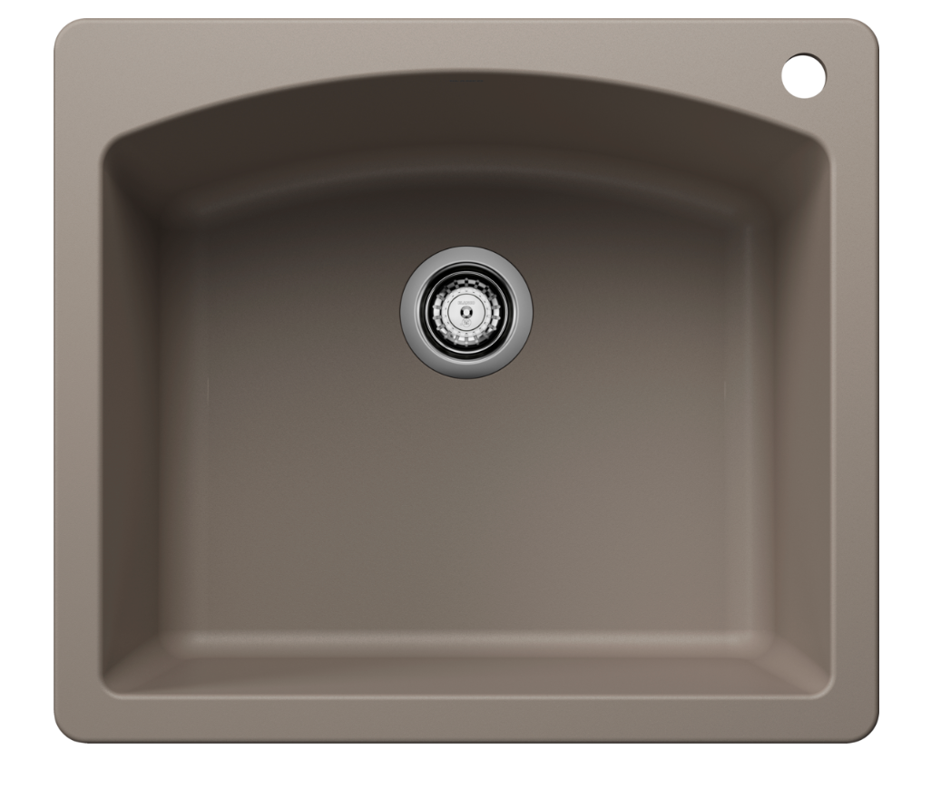 Blanco Diamond Single Bowl Dual Mount — Tarja de Silgranit