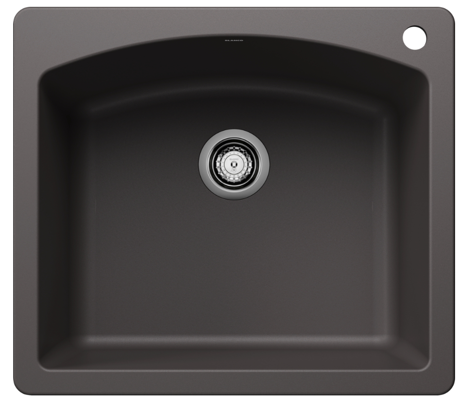 Blanco Diamond Single Bowl Dual Mount — Tarja de Silgranit