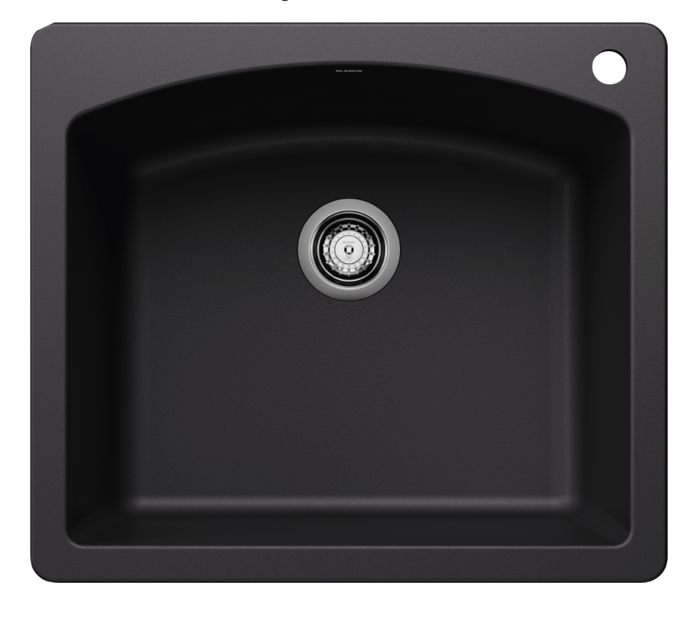 Blanco Diamond Single Bowl Dual Mount — Tarja de Silgranit