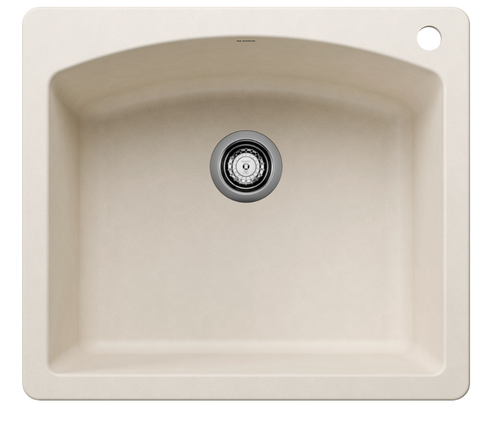 Blanco Diamond Single Bowl Dual Mount — Tarja de Silgranit