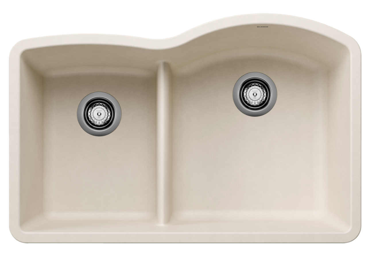 Blanco Diamond 1-3/4 Low Divide Reverse — Tarja de Silgranit