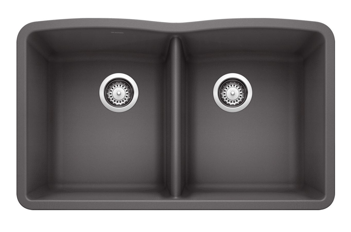Blanco Diamond Equal Double Bowl — Tarja de Silgranit