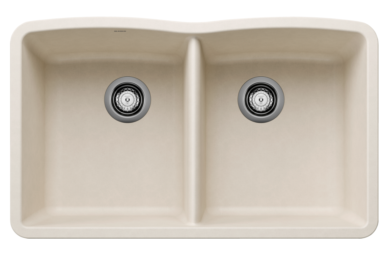 Blanco Diamond Equal Double Bowl — Tarja de Silgranit