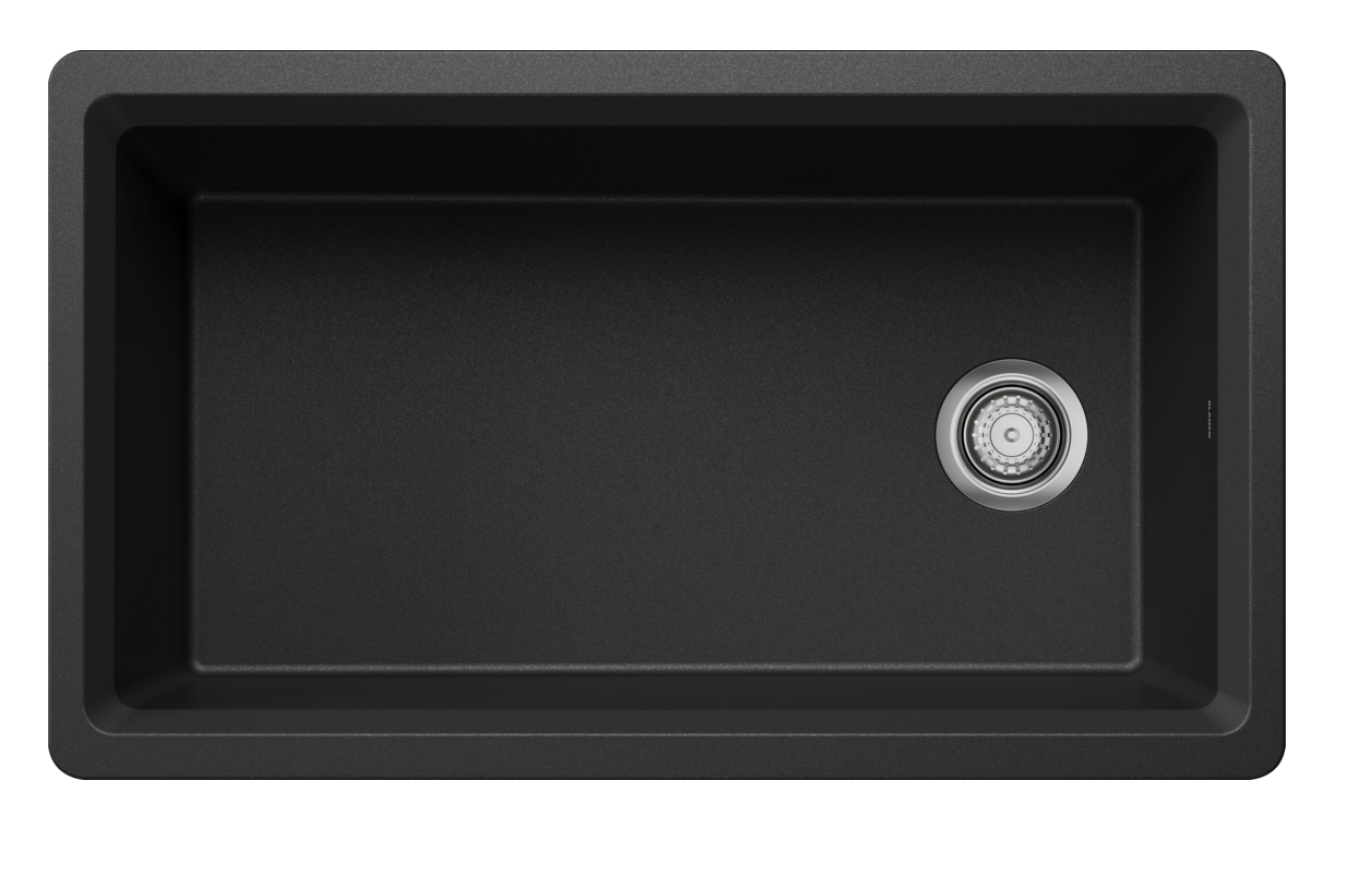 Blanco Liven 1-3/4 Low Divide Dual Mount — Tarja de Silgranit