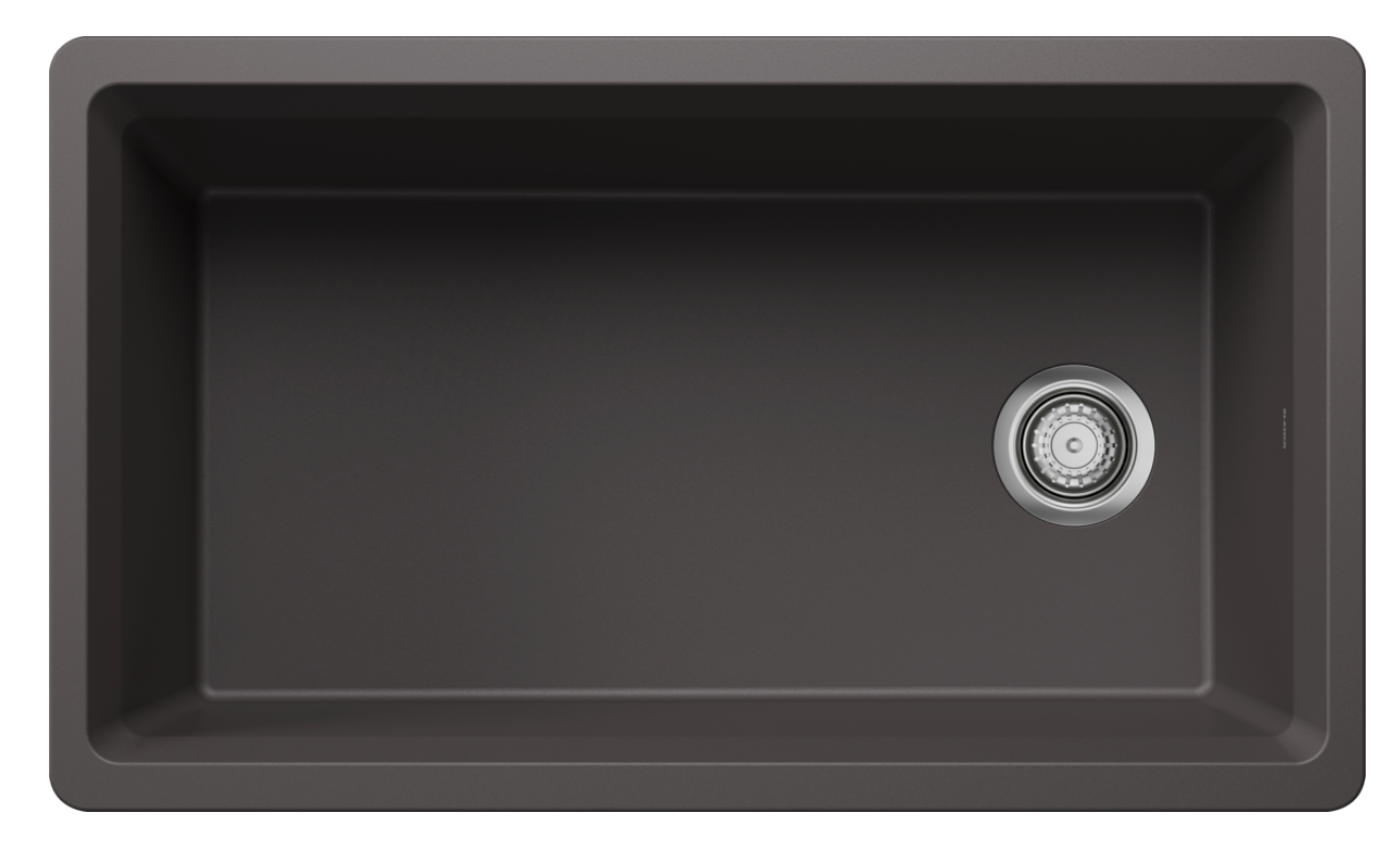 Blanco Liven 1-3/4 Low Divide Dual Mount — Tarja de Silgranit
