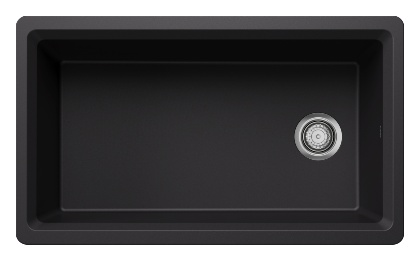 Blanco Liven 1-3/4 Low Divide Dual Mount — Tarja de Silgranit