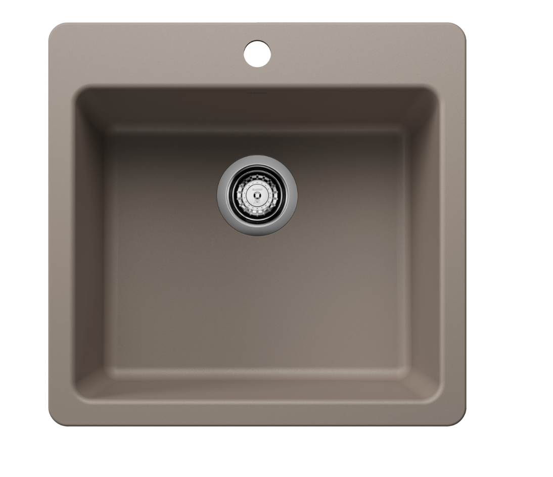 Blanco Liven 21″ Single Bowl Dual Mount — Tarja de Silgranit