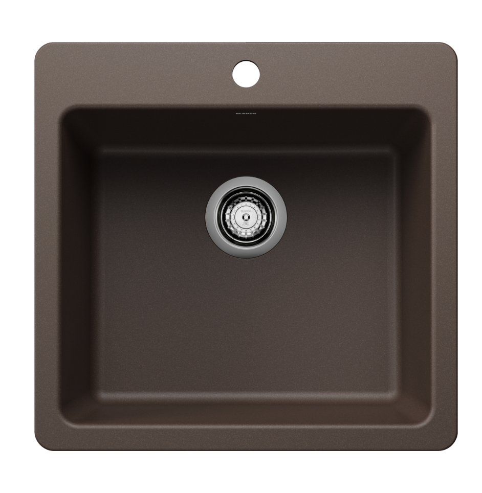 Blanco Liven 21″ Single Bowl Dual Mount — Tarja de Silgranit