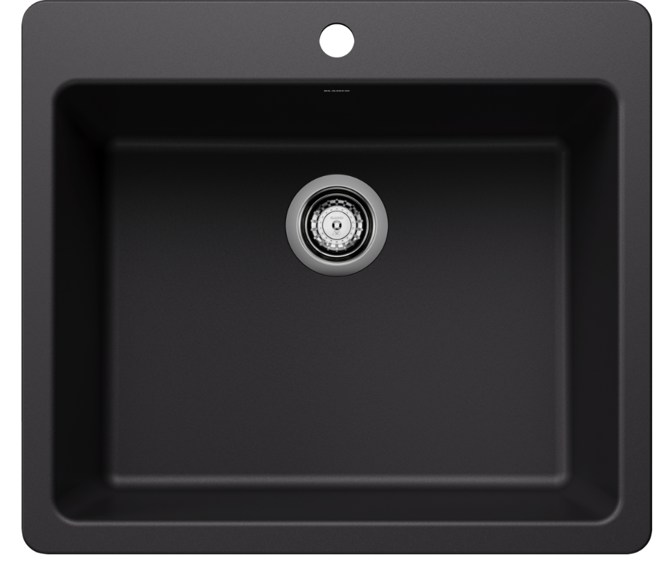 Blanco Liven 25″ Single Bowl Dual Mount — Tarja de Silgranit