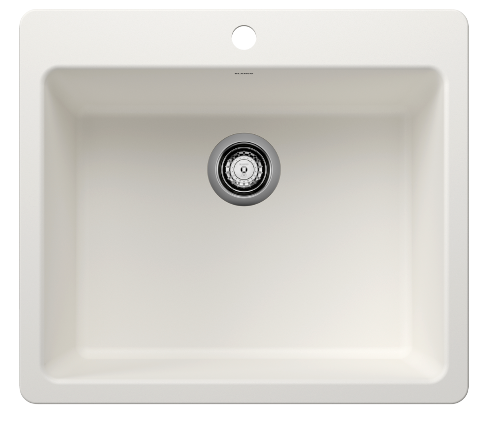Blanco Liven 25″ Single Bowl Dual Mount — Tarja de Silgranit