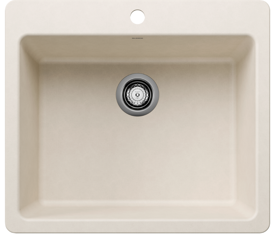 Blanco Liven 25″ Single Bowl Dual Mount — Tarja de Silgranit