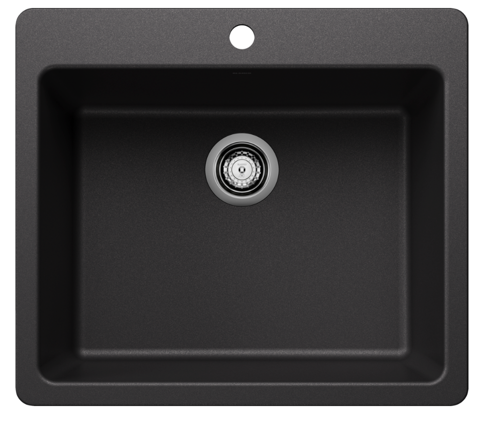 Blanco Liven 25″ Single Bowl Dual Mount — Tarja de Silgranit