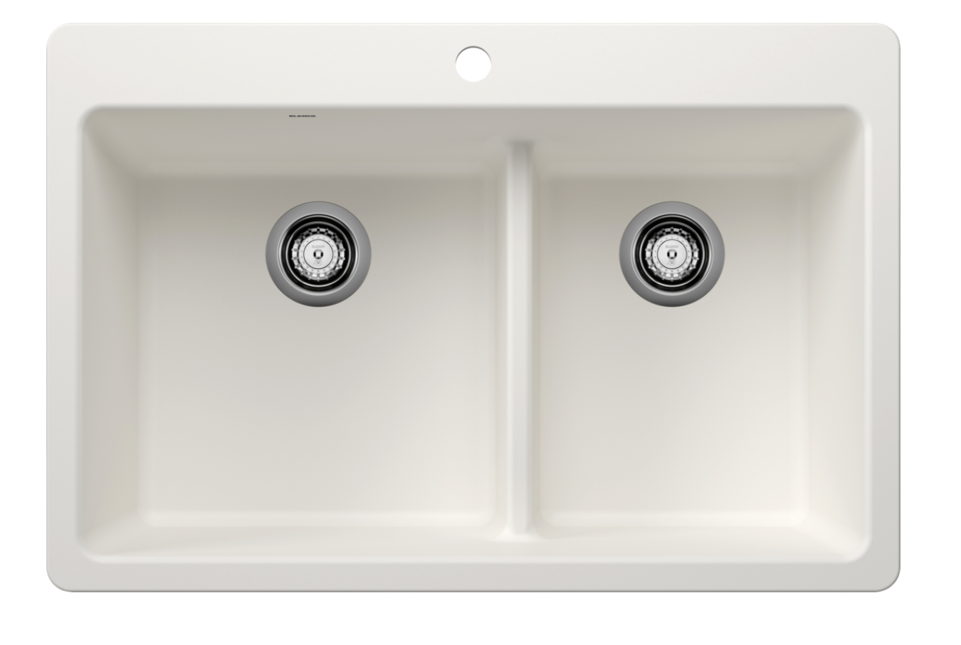 Blanco Liven 33" Equal Double Low Divide Dual Mount — Tarja de Silgranit